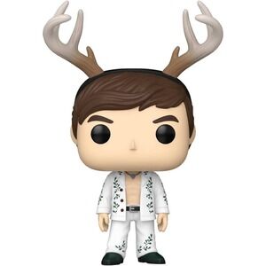 Funko Pop Movies Saltburn Oliver 1684 Vinyl Figure White Suit Antlers New